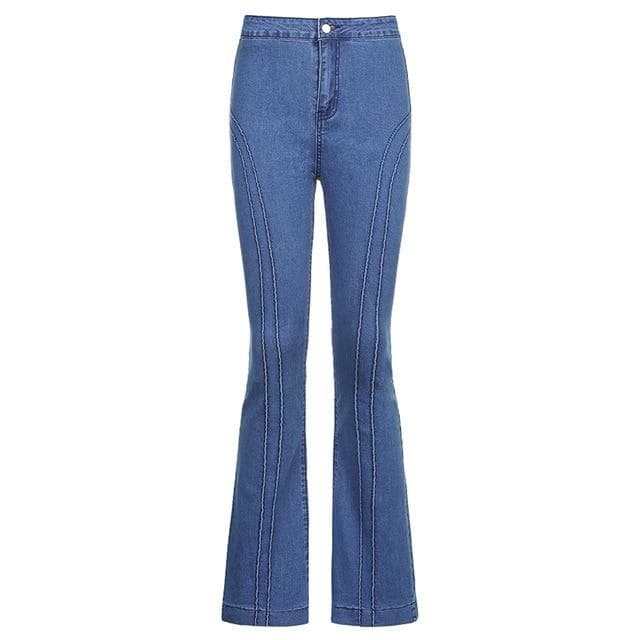HEATHER LIGHT WASH FLARE JEANS