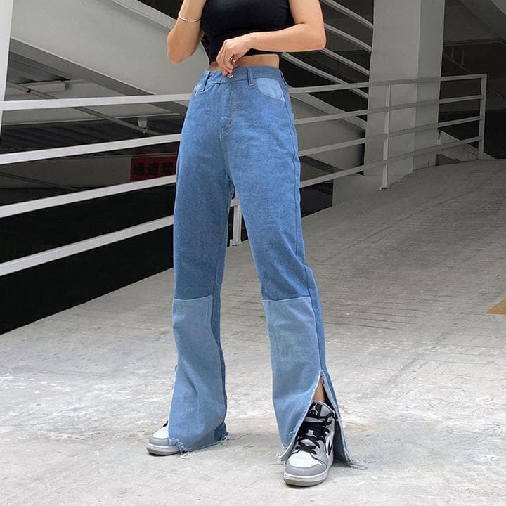 FRANKIE PATCHWORK JEANS