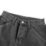 MADISON BLACK WIDE LEG JEANS