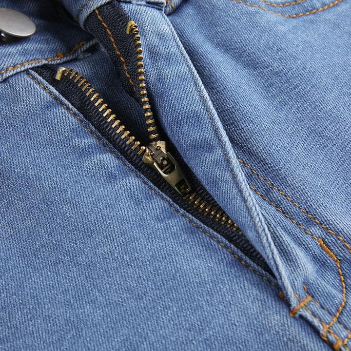 GINA LEOPARD TRIMMED JEANS