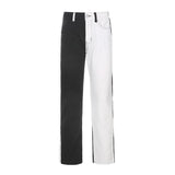BONNIE MONOCHROME SPLICE JEANS