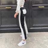 BONNIE MONOCHROME SPLICE JEANS