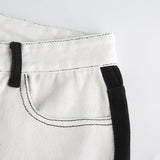 BONNIE MONOCHROME SPLICE JEANS