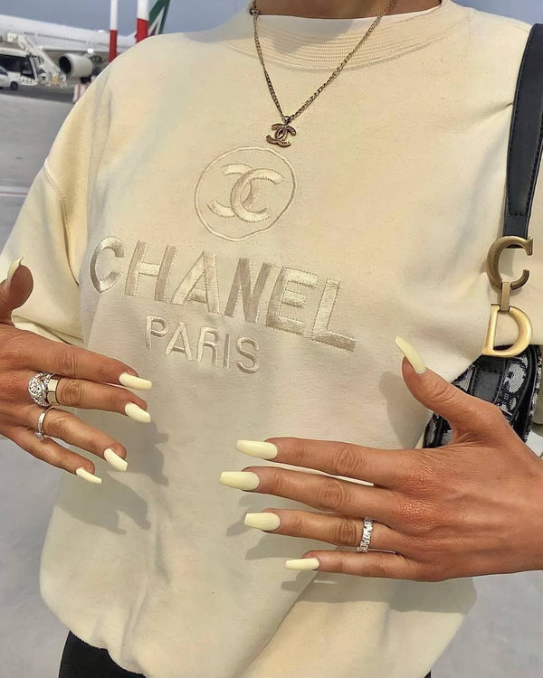 Vintage Chanel Bootleg Sweatshirt