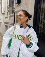 VESTE 90's CHICAGO WHITE SET