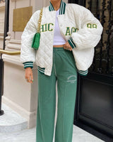 VESTE 90's CHICAGO WHITE SET