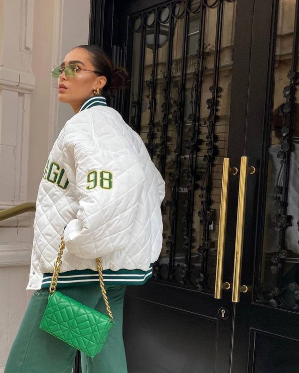 VESTE 90's CHICAGO WHITE SET