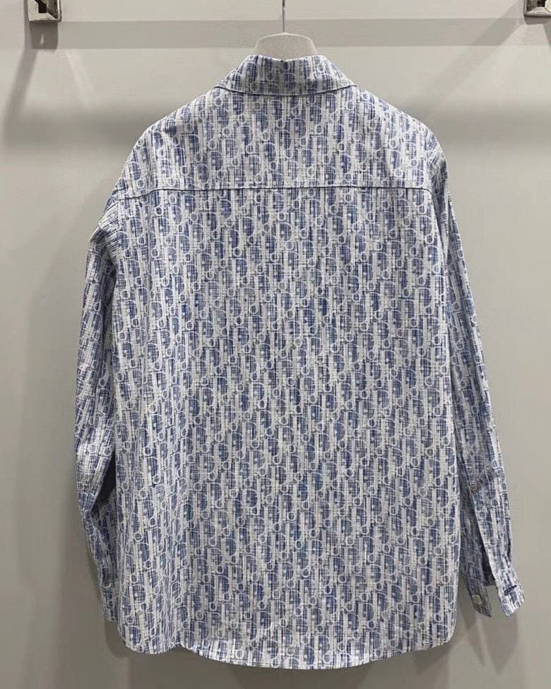 Chemise bleutée Vintage