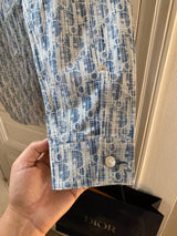 Chemise bleutée Vintage