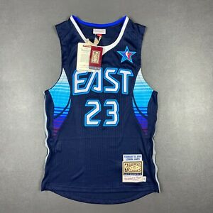 Lebron James East Blue Hardwood Classics Throwback Swingman Jersey