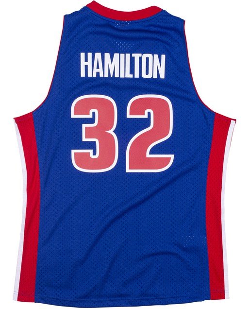 Richard 'Rip' Hamilton Detroit Pistons Hardwood Classics Throwback Swingman Jersey