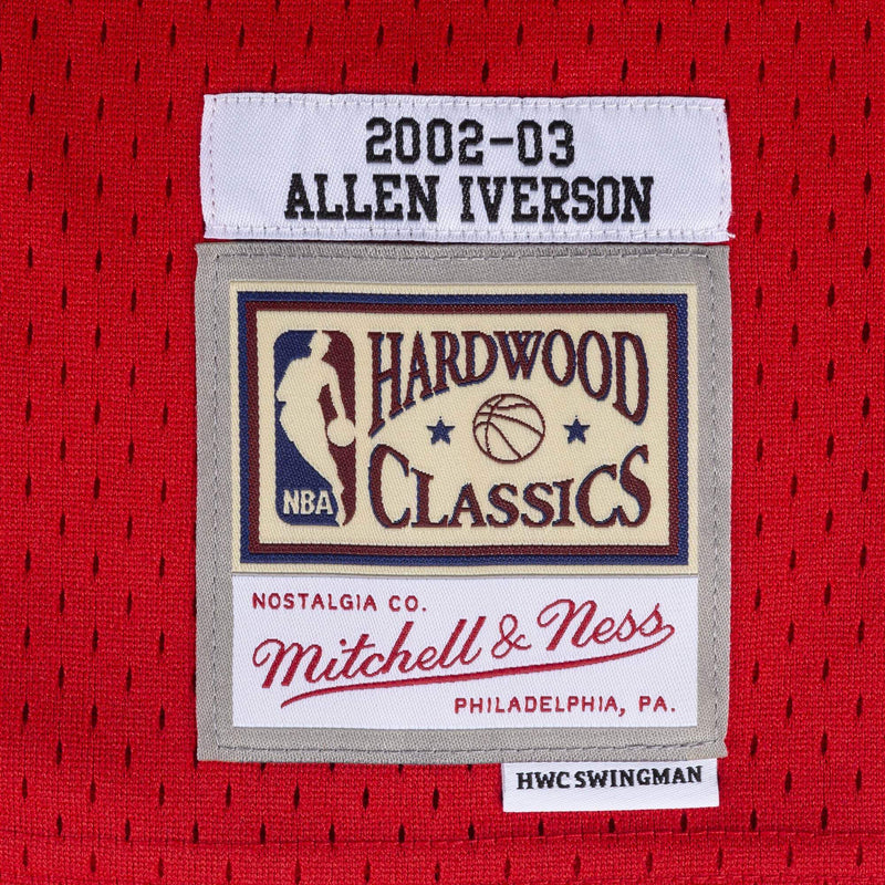 Allen Iverson Hardwood Classics Throwback Swingman Jersey