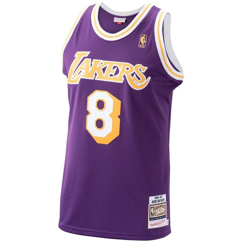 Kobe Bryant Los Angeles Lakers 1996-97 Hardwood Classics Player Jersey - Purple