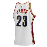 LeBron James Cleveland Cavaliers Hardwood Classics Rookie Jersey - White