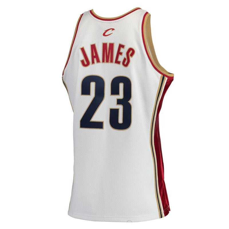 LeBron James Cleveland Cavaliers Hardwood Classics Rookie Jersey - White