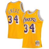 Los Angeles Lakers Shaquille ONeal Hardwood Classics Home Swingman Jersey - Mens