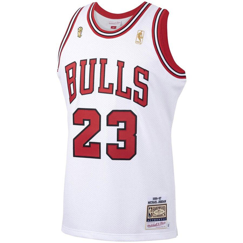 Michael Jordan Chicago Bulls 1996-97 Hardwood Classics Player Jersey - White