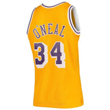 Los Angeles Lakers Shaquille ONeal Hardwood Classics Home Swingman Jersey - Mens