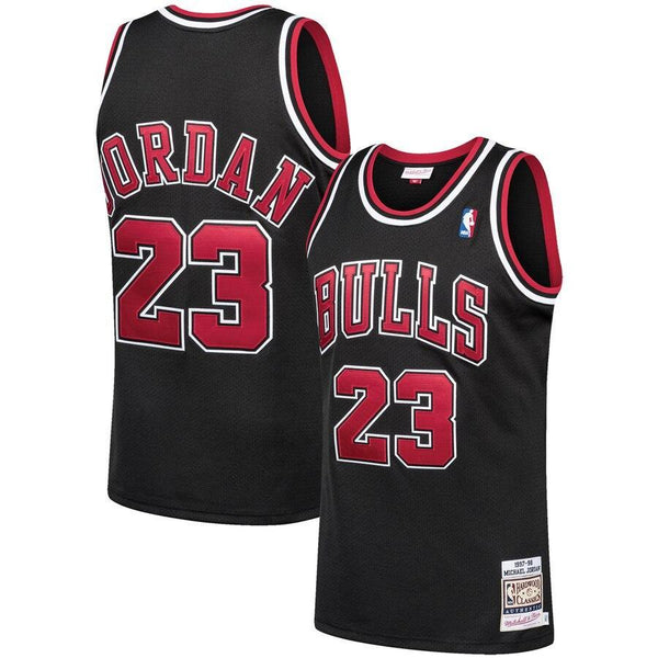 Michael Jordan Chicago Bulls 1997-98 Hardwood Classics Player Jersey - Black