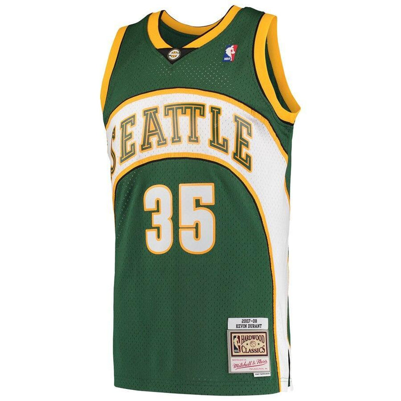 Kevin Durant Seattle SuperSonics Hardwood Classics 2007-08 Swingman Jersey - Green