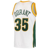 Kevin Durant Seattle SuperSonics Hardwood Classics 2007-08 Swingman Jersey - White