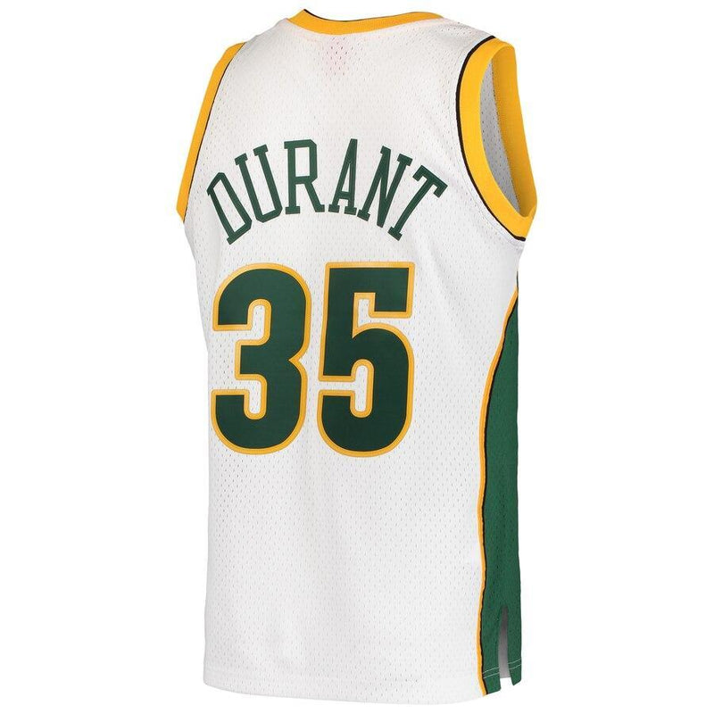 Kevin Durant Seattle SuperSonics Hardwood Classics 2007-08 Swingman Jersey - White