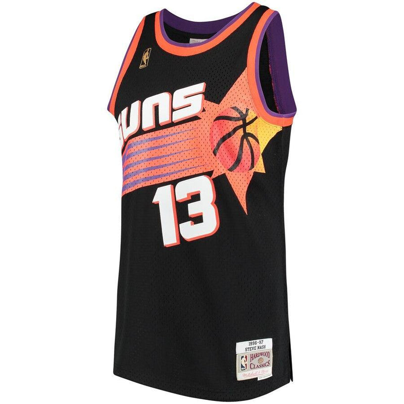 Steve Nash Phoenix Suns 1996-97 Hardwood Classics Swingman Jersey - Black