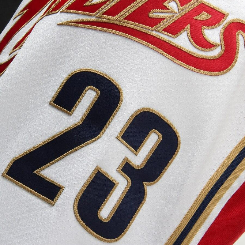 LeBron James Cleveland Cavaliers Hardwood Classics Rookie Jersey - White