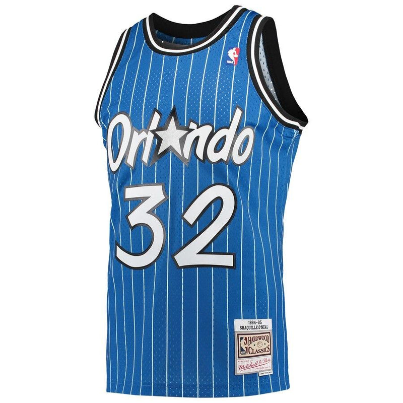 Shaquille O'Neal Orlando Magic Hardwood Classics 1994-95 Swingman Jersey - Blue