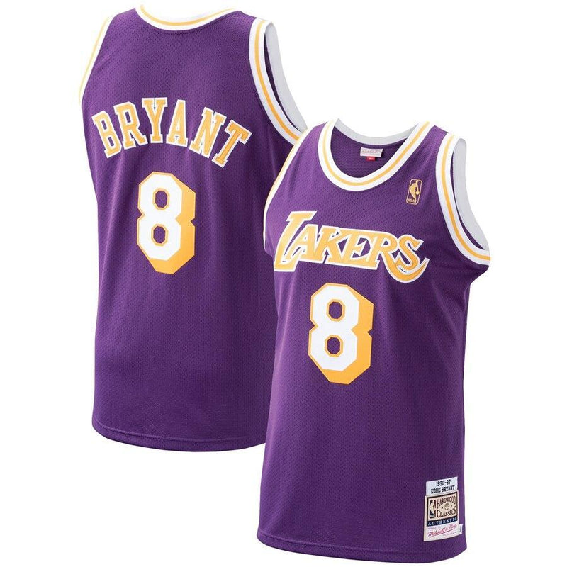 Kobe Bryant Los Angeles Lakers 1996-97 Hardwood Classics Player Jersey - Purple