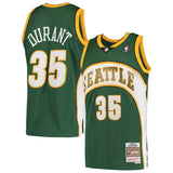 Kevin Durant Seattle SuperSonics Hardwood Classics 2007-08 Swingman Jersey - Green