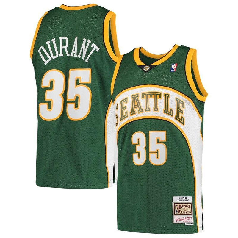 Kevin Durant Seattle SuperSonics Hardwood Classics 2007-08 Swingman Jersey - Green